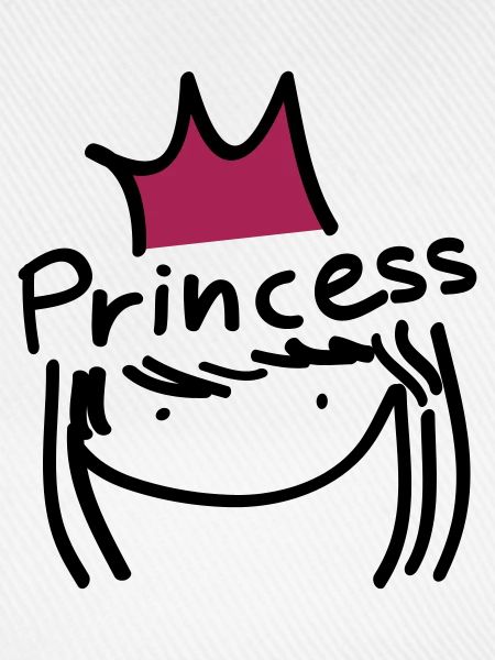 Prinzessin Mädchen Tippfehler