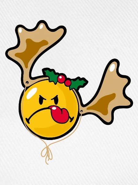 Smiley Christmas Bad Mood