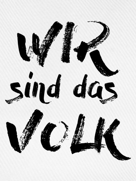 Wir sind das Volk - schwarz