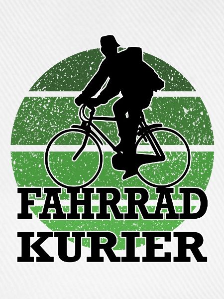Fahrradfahrer Fahrradkurier