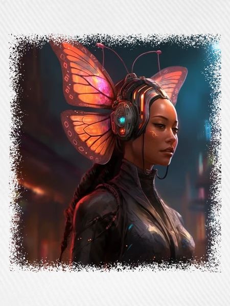birthday present butterfly statement fauna