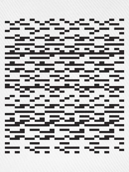 Noir Stripe pixeliges Glitch Grid