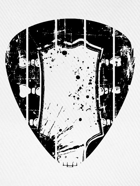 Gitarre retro Plektrum
