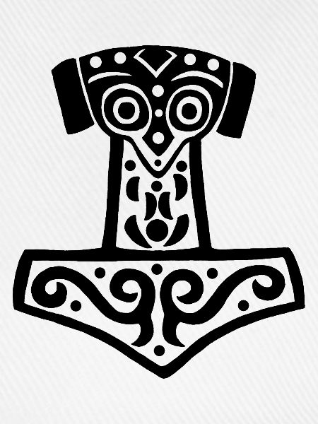 Thors Hammer (Schwarz)