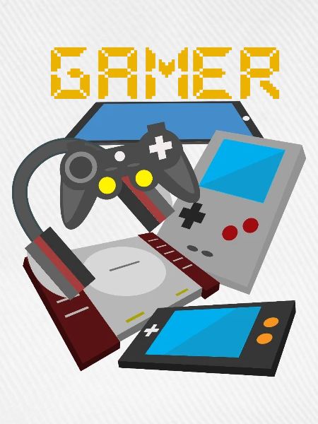 Retro Gamer Devices Mix – Gaming Nostalgie