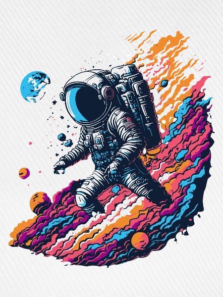 Kosmischer Astronaut