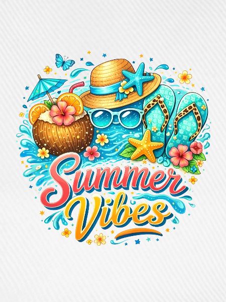 Sommer Vibes: Strandglück & Tropenfarben