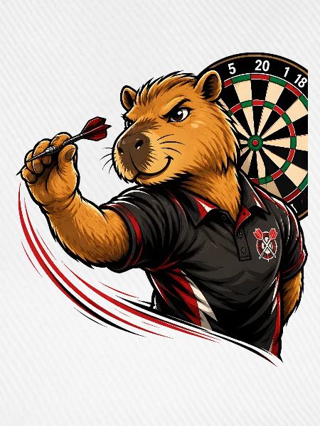 Capybara beim Dart
