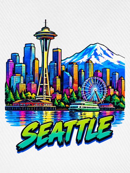 Seattle Neon Skyline