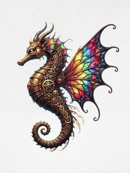 Steampunk-Seepferdchen