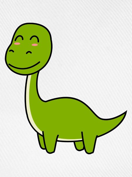 Dinosaurier brontosaurus Comic