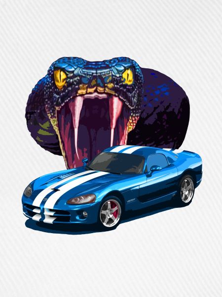 Viper SRT Cyan