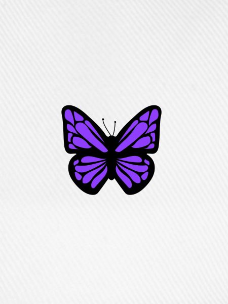 lila Schmetterling