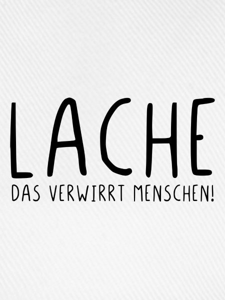 Lache das verwirrt Menschen