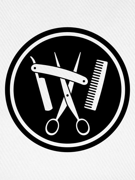 Friseur Zunftzeichen negativ