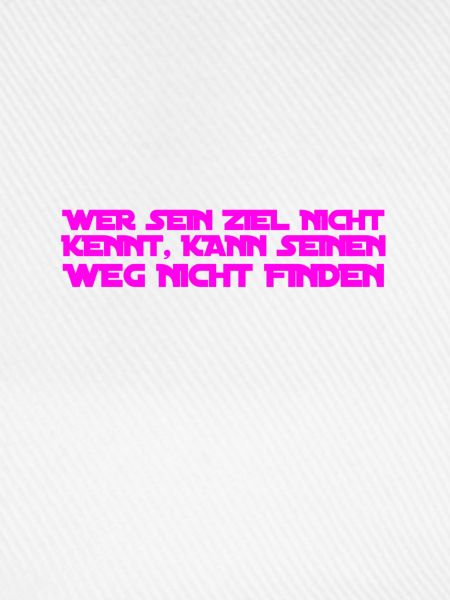 das Ziel kennen