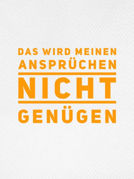 ich habe Ansprüche