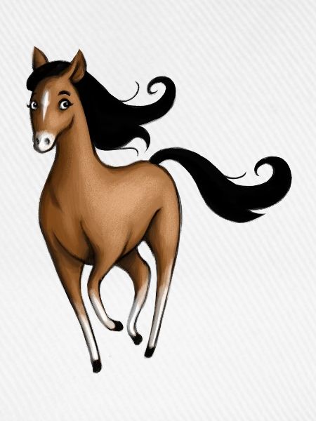 Braunes Pferd