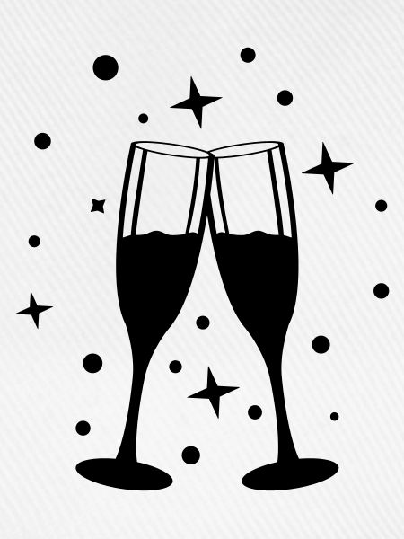 sekt anstossen design