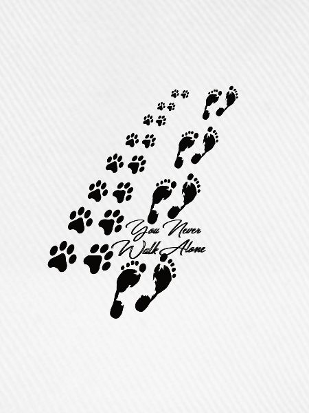 You never walk alone Hund