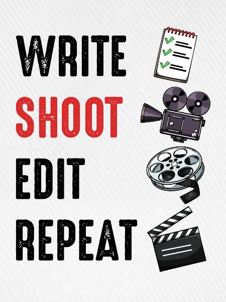 Filmdreh-Set: Reel & Klappe