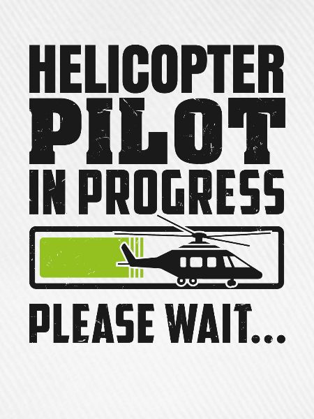 Zukünftiger Hubschrauber Pilot lädt