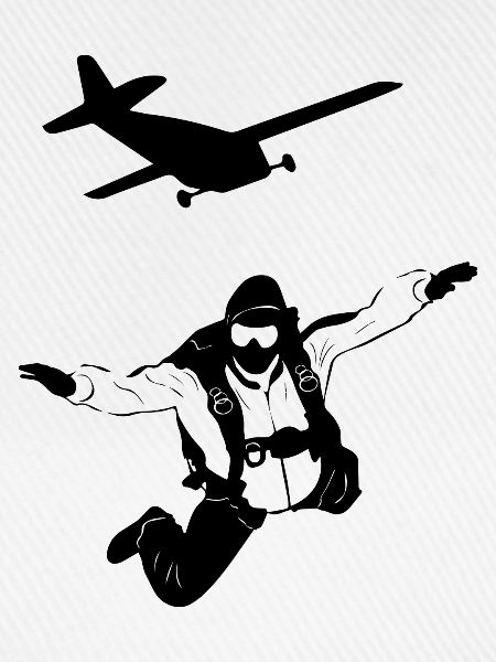 glider parachute drone