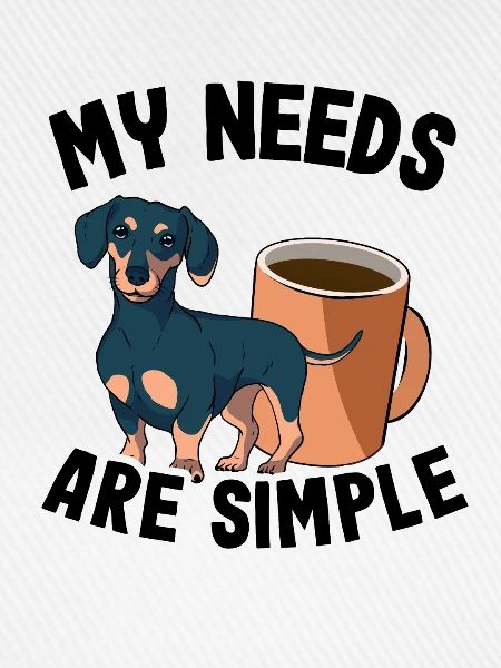 Dackel & Kaffee Teckel Besitzer Dachshund