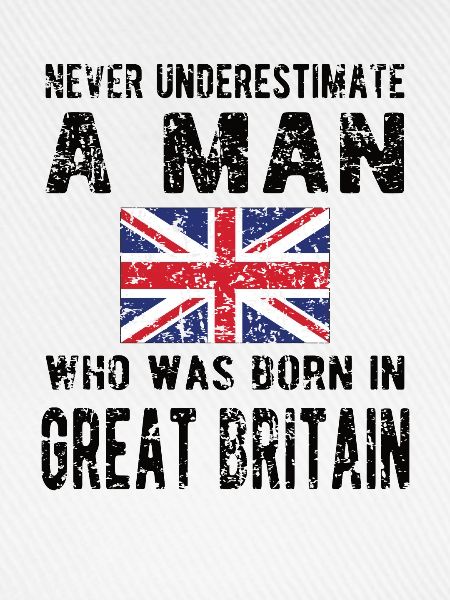 Brite Großbritannien Herkunft Britische Flagge