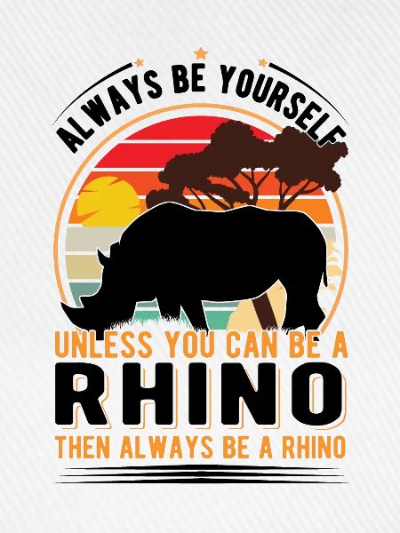 Nashorn Geschenk Rhino