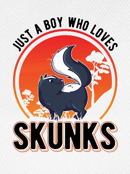 Stinktier Junge Skunk