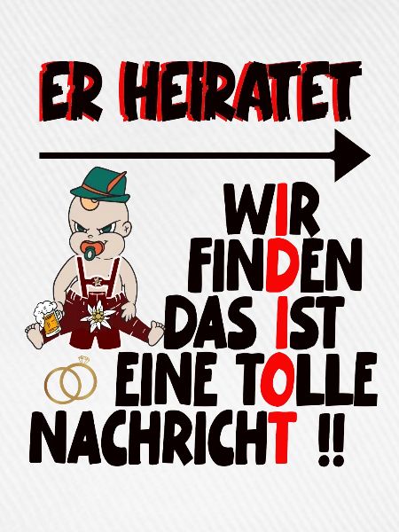 poltern Er heiratet