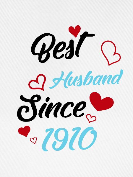 Bester Ehemann seit 1910 Hochzeit