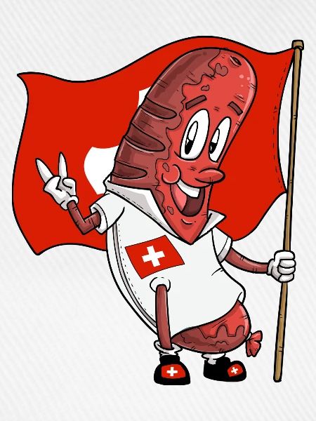 Schweizerische Schweinsbratwurst