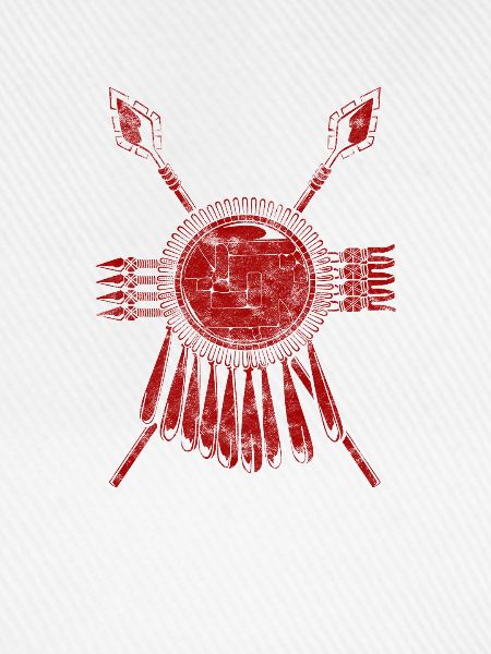 Schild und Speer - Azteken-Krieger