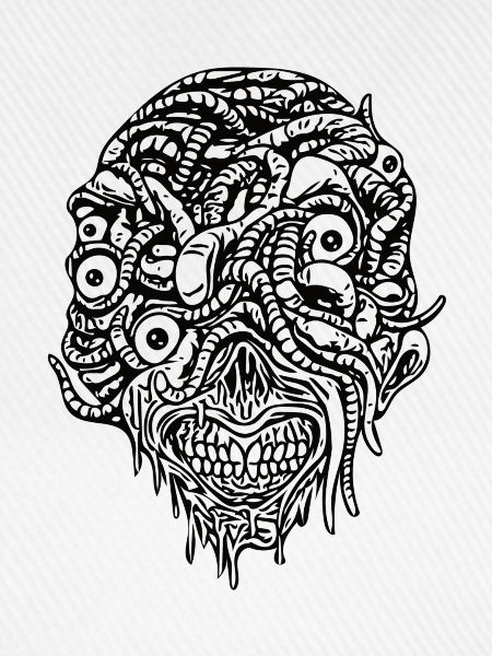 Zombie Kopf