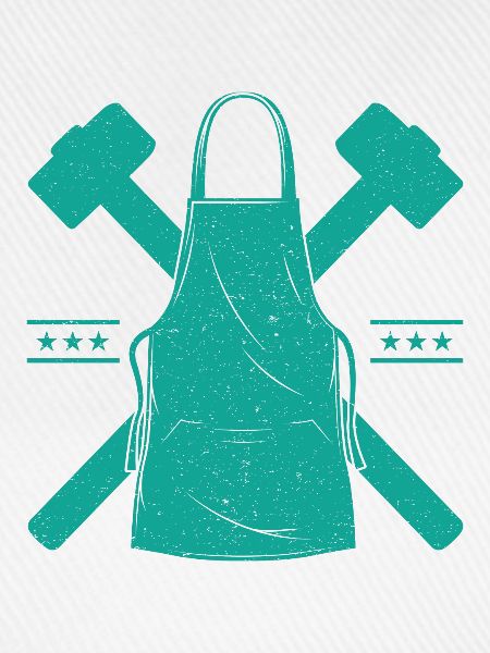 Blacksmith Apron & Hammer Smith Gift