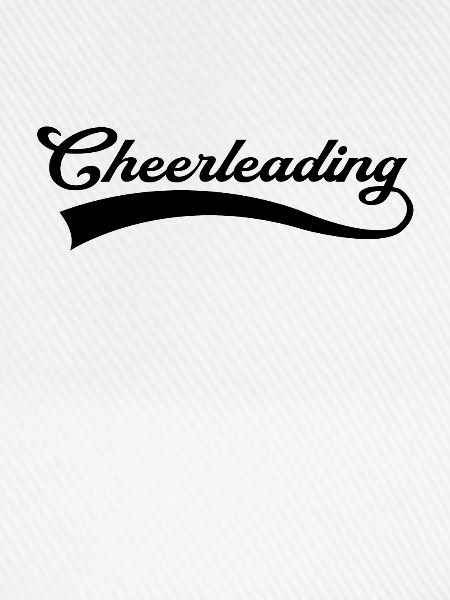 Cheerleading Schriftzug