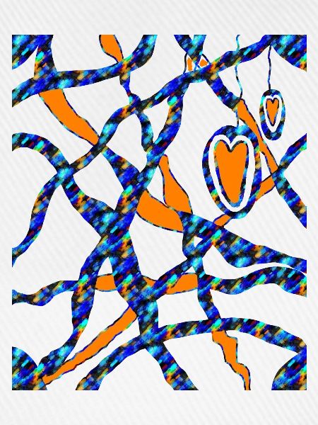 Linien und Herzen