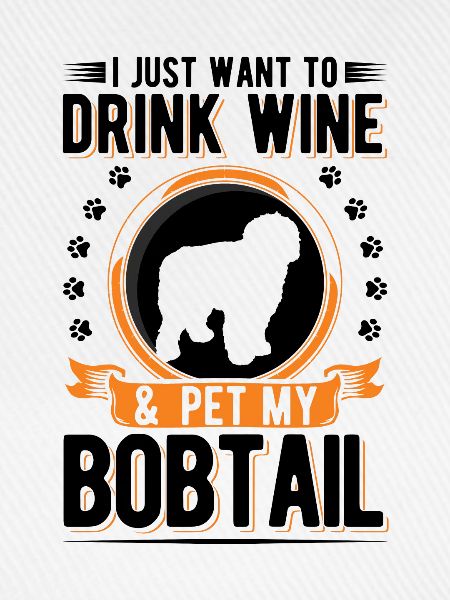 Bobtail und Wein