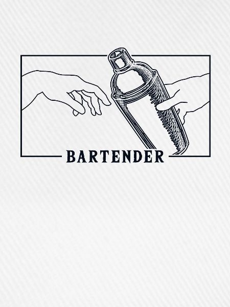 Michelangelo Creation of Adam Bartender
