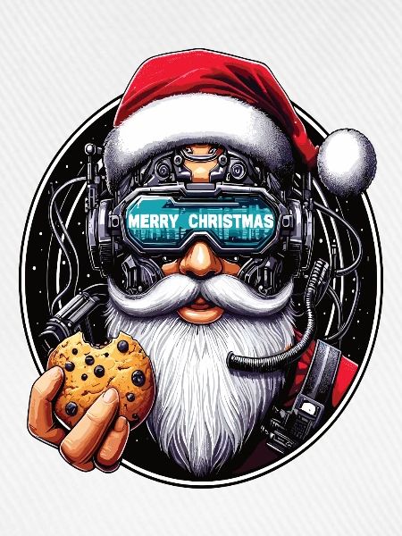Weihnachtsmann Cyberpunk