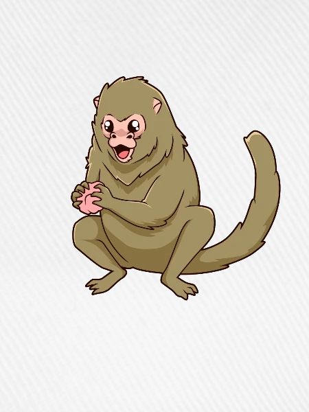 Kawaii Zwergseidenäffchen