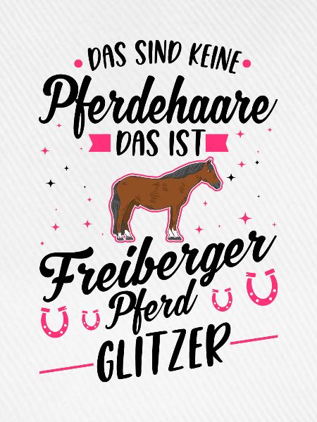 Freiberger Pferd Glitzer