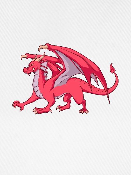 Roter Drache