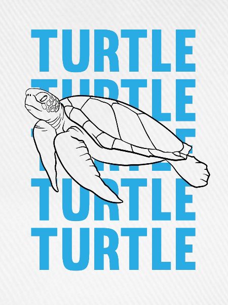 TURTLE Schattenbild Wortkunst Geschenk
