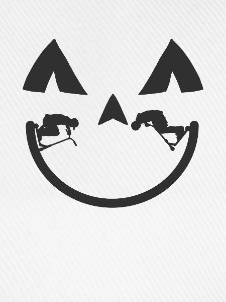 Tretroller Kick-scooter Halloween Tretroller
