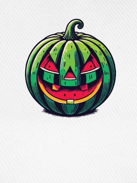 Happy Summerween Sommer Halloween Wassermelone