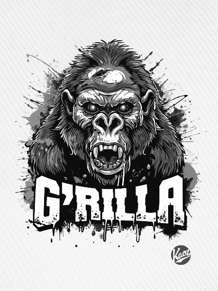 Super wütender Zombie-Gorilla