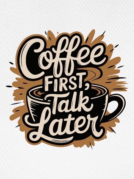 KAFFEE ERST GESPRÄCH SPÄTER